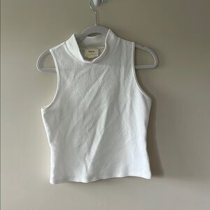 Maeve White Sleeveless Top, Size M